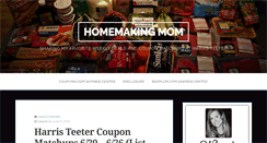 Desktop Screenshot of homemakingmom.com